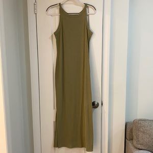Sleeveless Rib knit dress